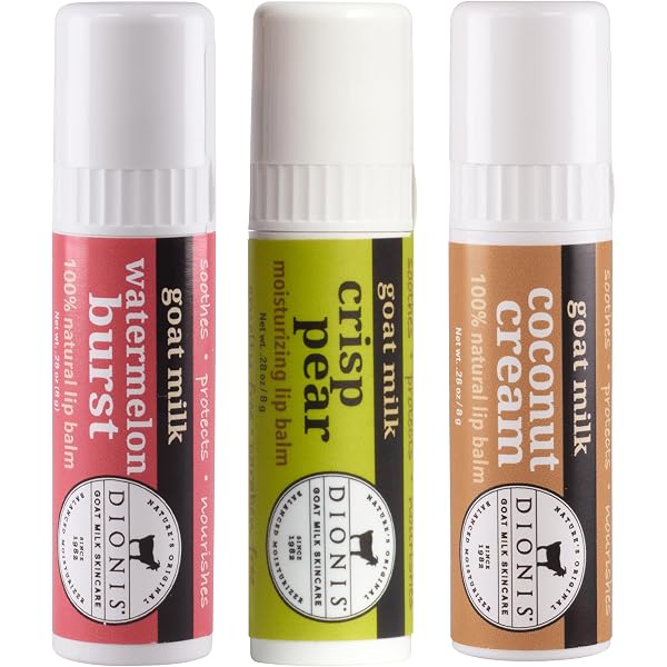 Amazon.com : Dionis Goat Milk Skincare Fruity & Delicious Lip Balm